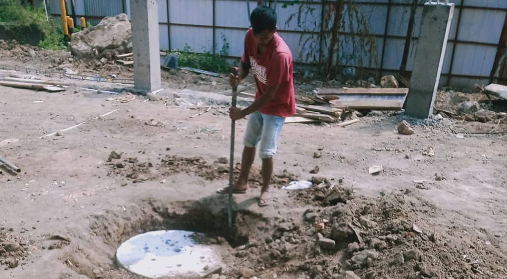 tukang menutup galian sumur bor