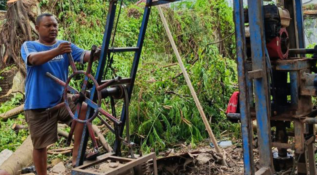 hasil sumur bor air jernih